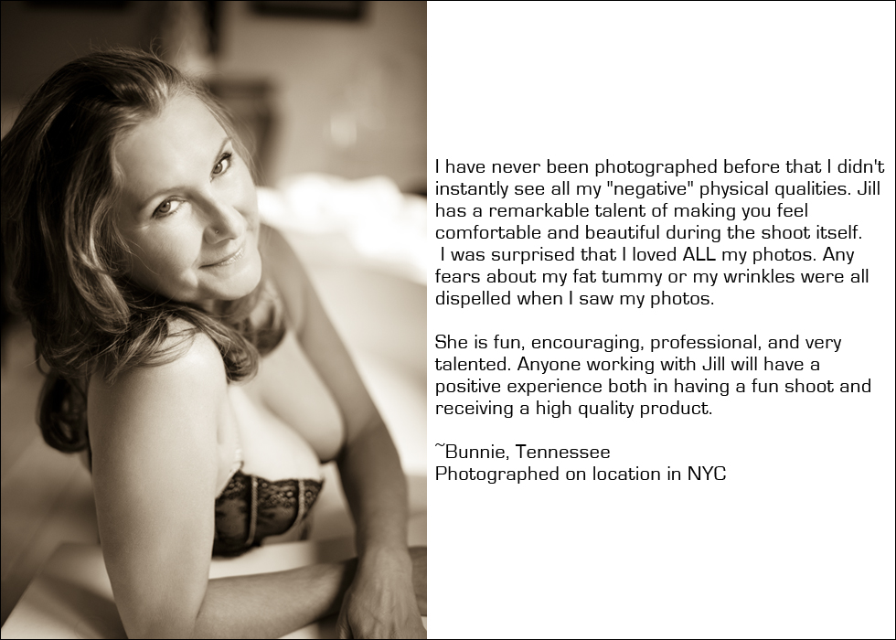 I have never been photographed before that I didn